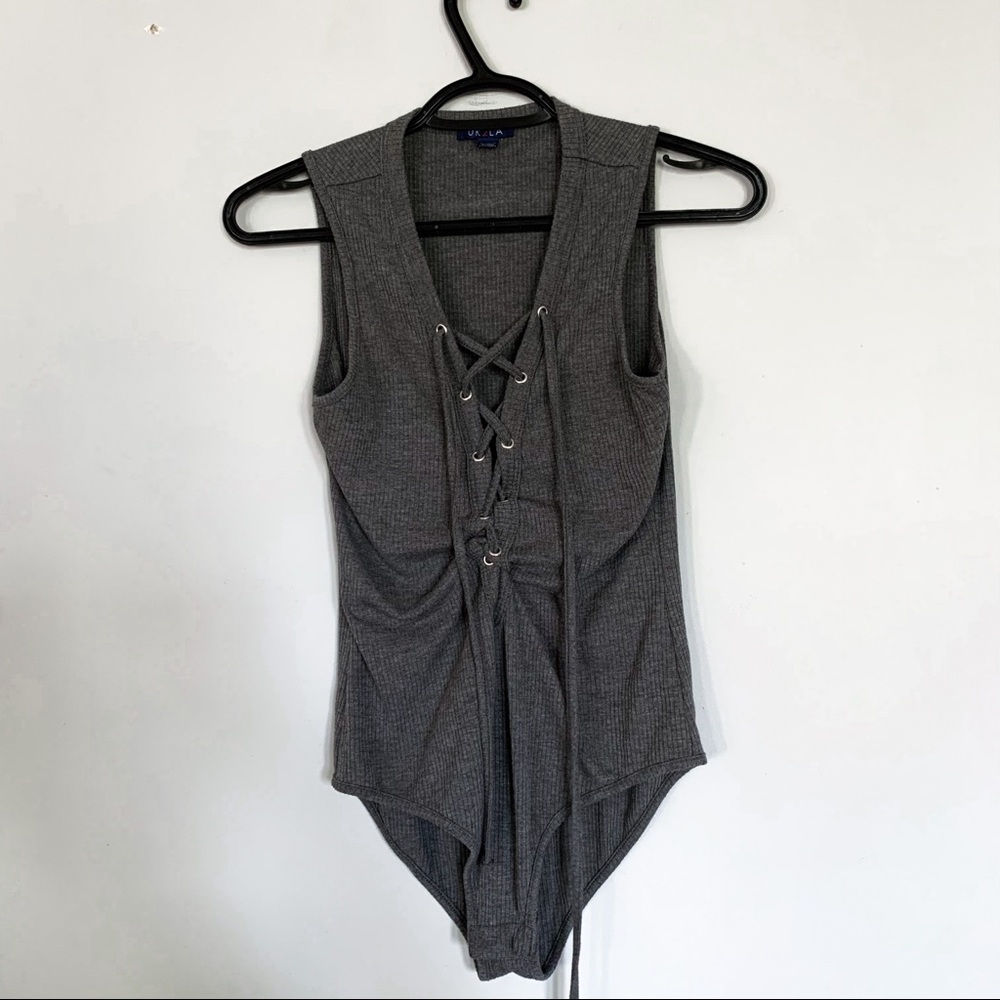 UK2LA • Lace Up Bodysuit